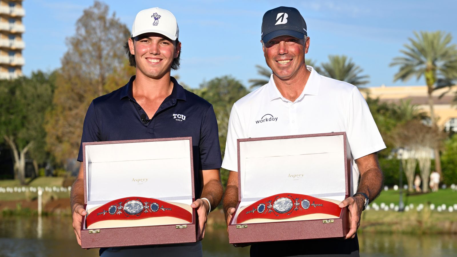 Matt Kuchar wins PNC Championship with teenage son Cameron after losing dad in February