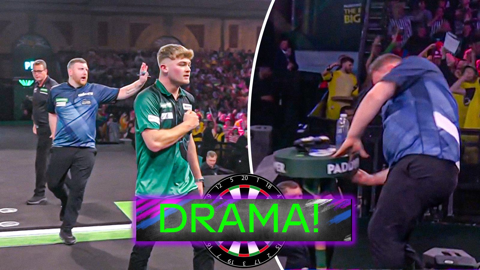 Menzies SMASHES fist into water table after Manby's epic win