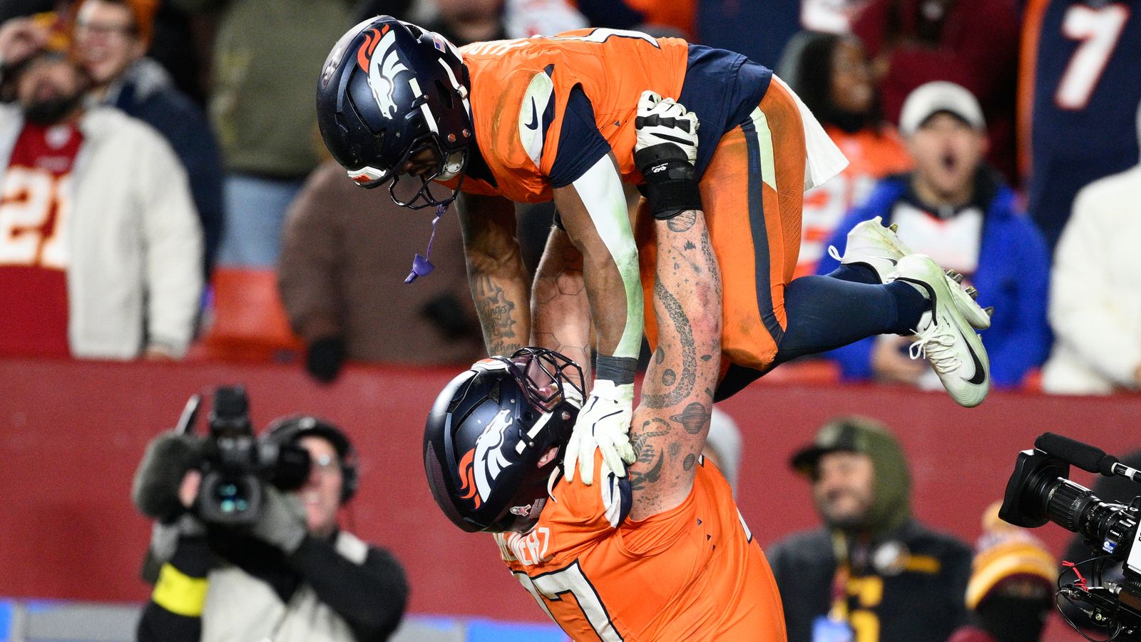 NFL: Nik Bonitto bats away two-point conversion in overtime as Denver Broncos escape with 27-26 win over Washington Commanders