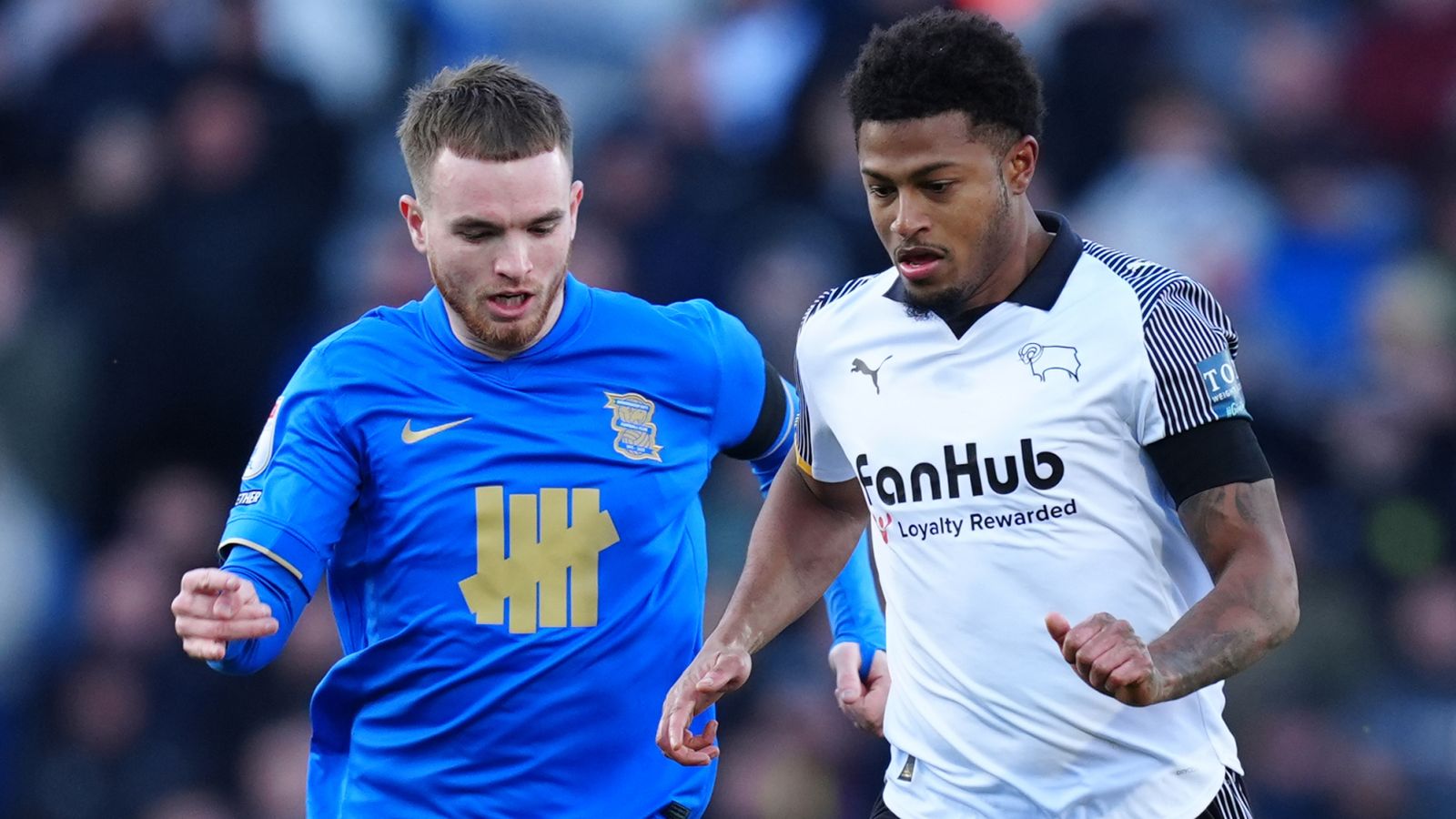 Birmingham hit back to hold Derby as both sides finish with 10