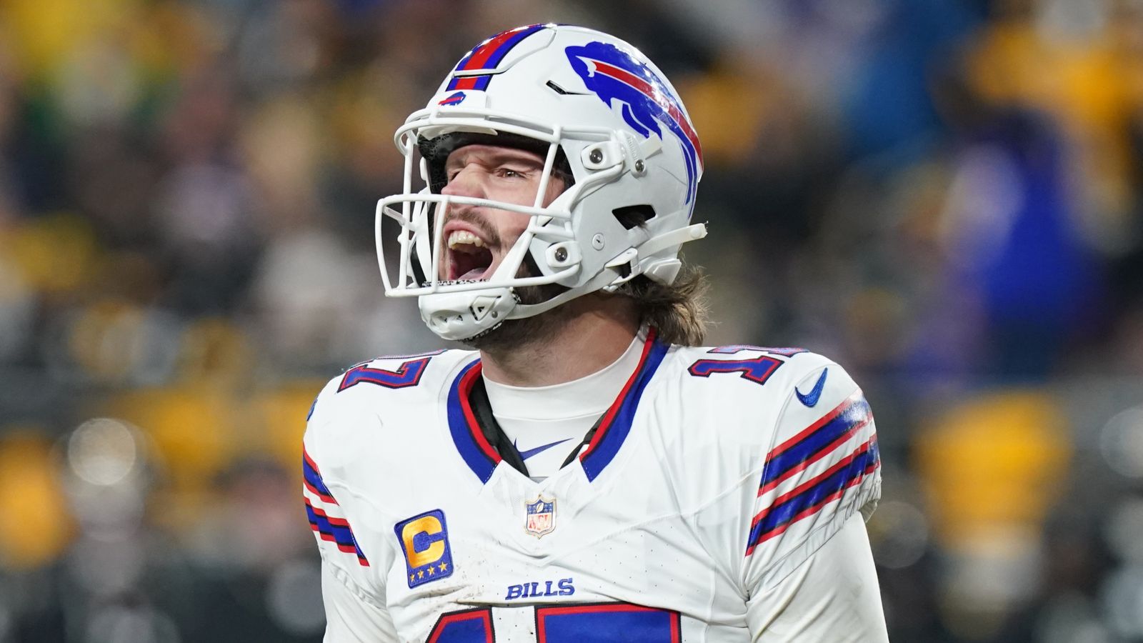 NFL scores: Buffalo Bills beat Pittsburgh Steelers after Josh Allen breaks Cam Newton's NFL record, while Carolina Panthers stun Los Angeles Rams