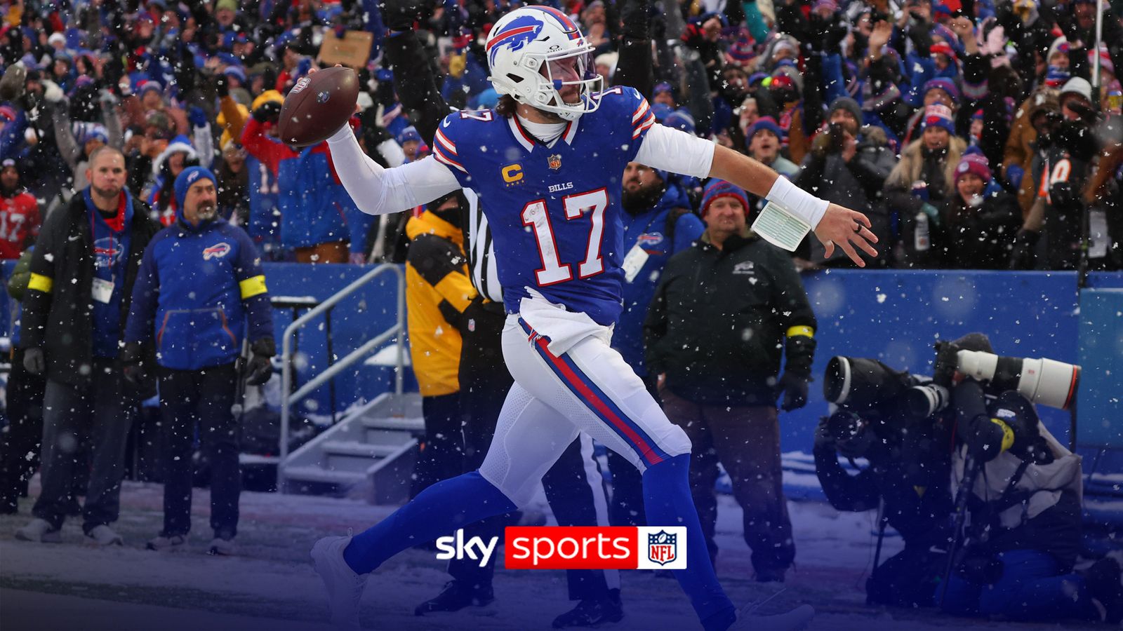 Cincinnati Bengals @ Buffalo Bills: Josh Allen’s explosive 40-yard rushing TD in the snow!