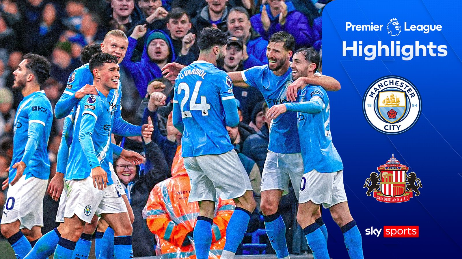 Manchester City 3-0 Sunderland | Premier League highlights