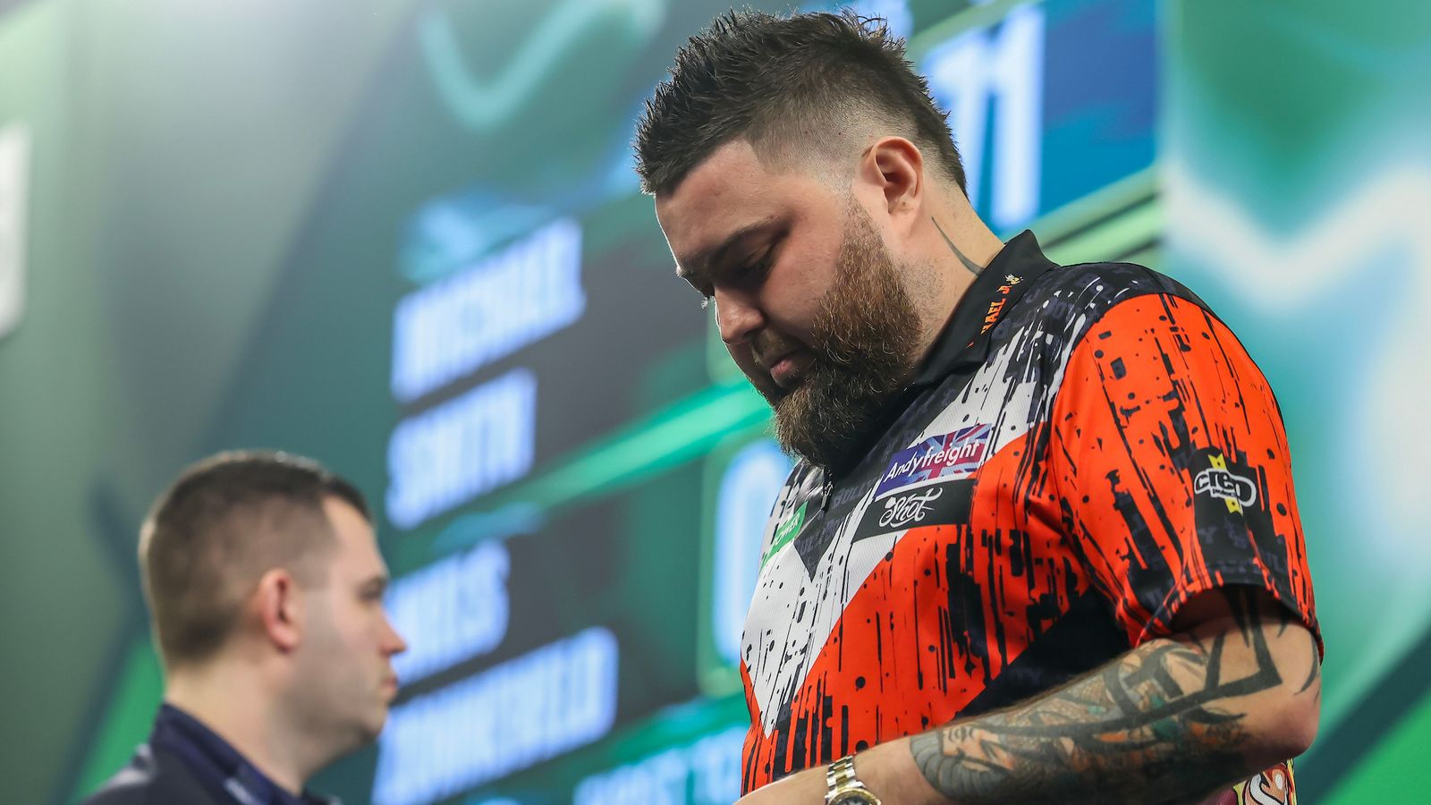 World Darts Championship: Former winner Michael Smith sent packing as emotional Stephen Bunting marches through to third round