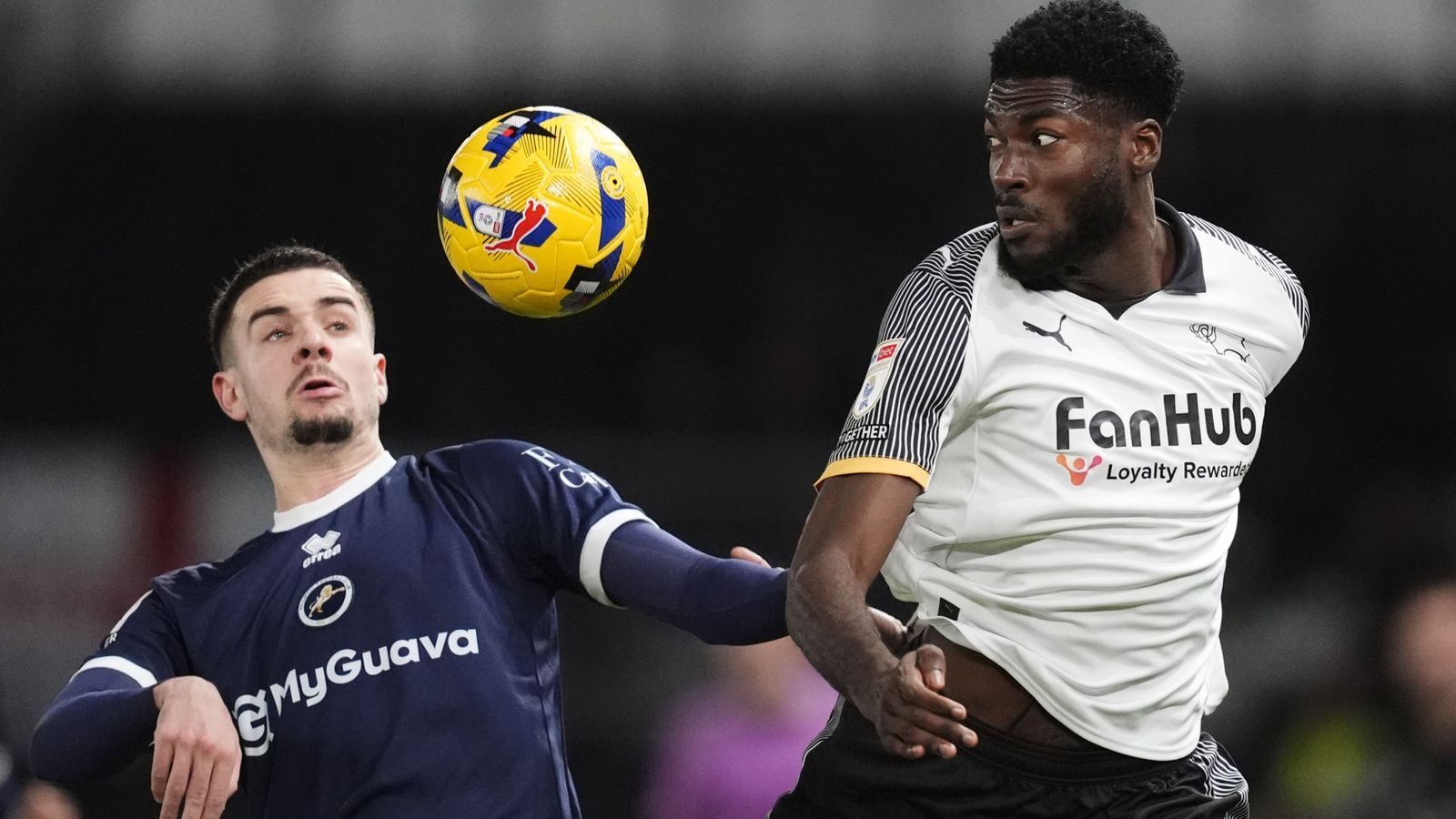 Derby County 1-1 Millwall: Own goals at each end as spoils are shared