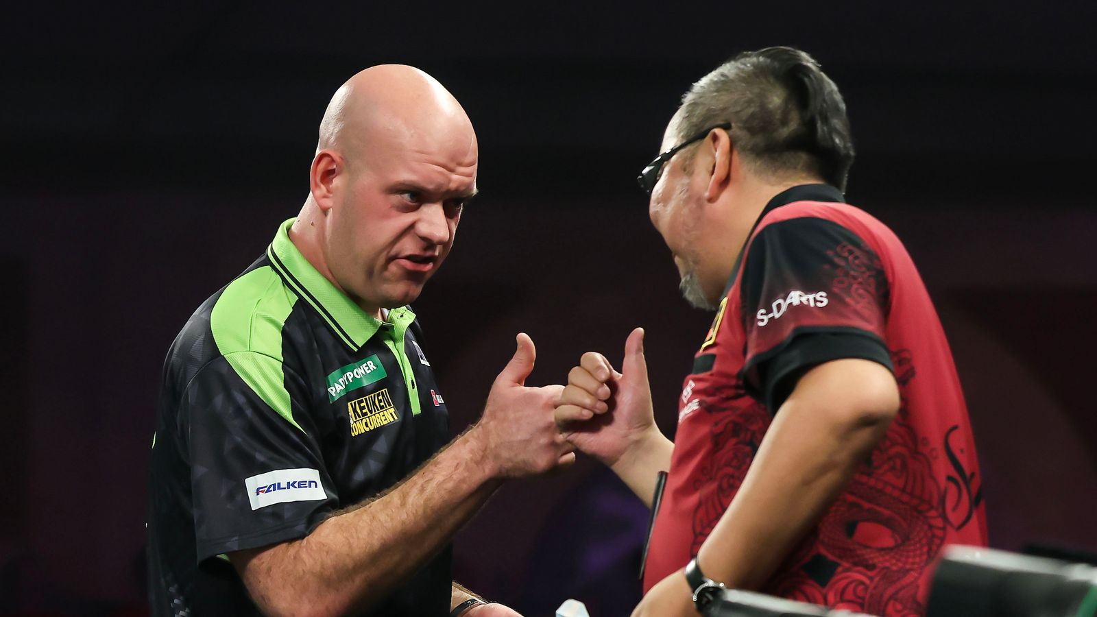 World Darts Championship 2026: Michael van Gerwen battles through against Mitsuhiko Tatsunami as Fallon Sherrock beaten by Dave Chisnall
