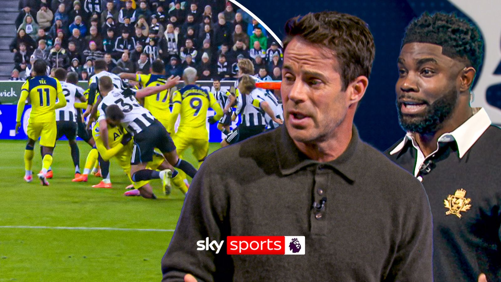 Jamie Redknapp and Micah Richards bemused by Newcastle's penalty vs Spurs - Sky Sports