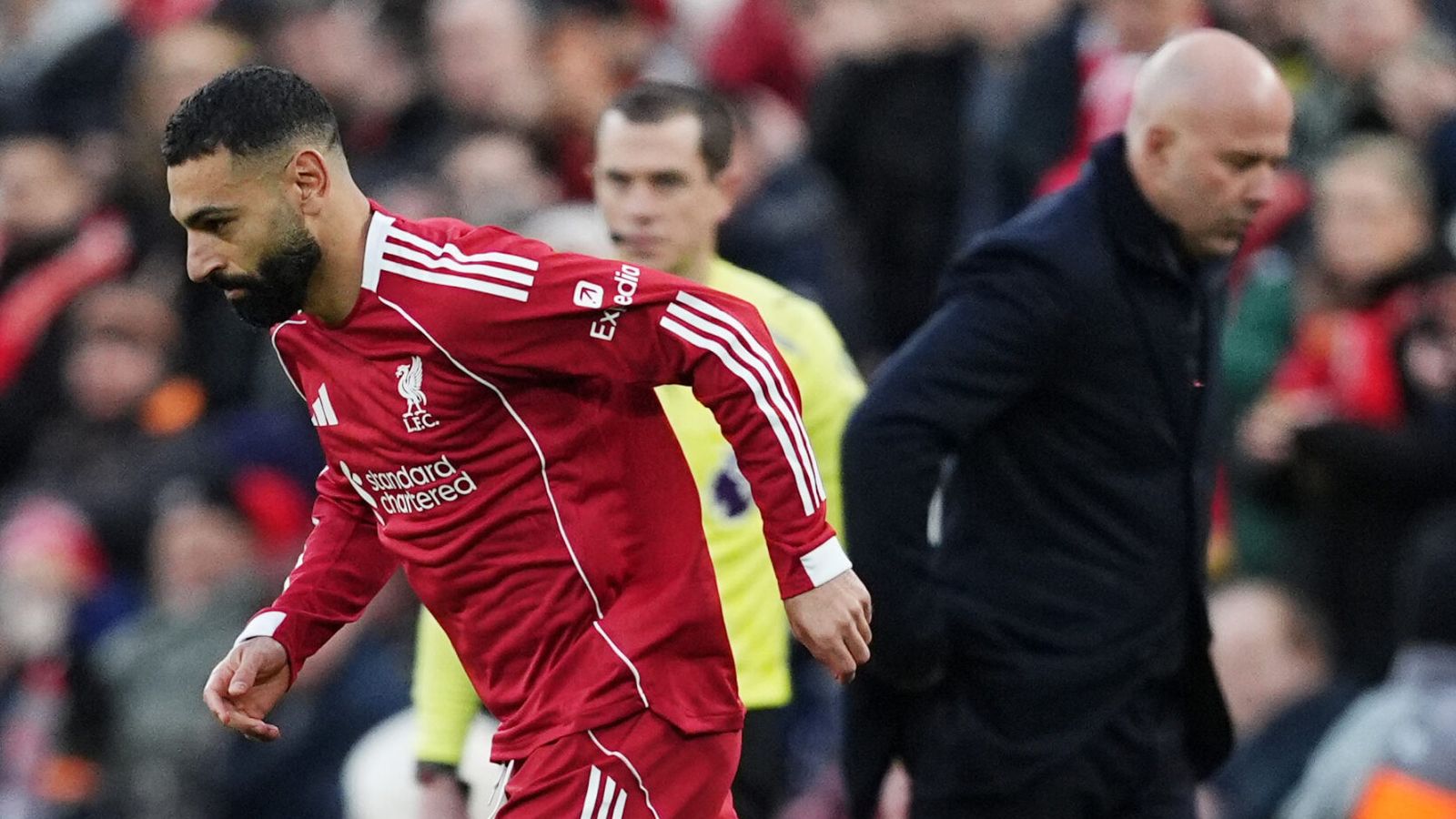 Mohamed Salah: Liverpool boss Arne Slot delivers update on forward after restoring him to squad in Brighton win