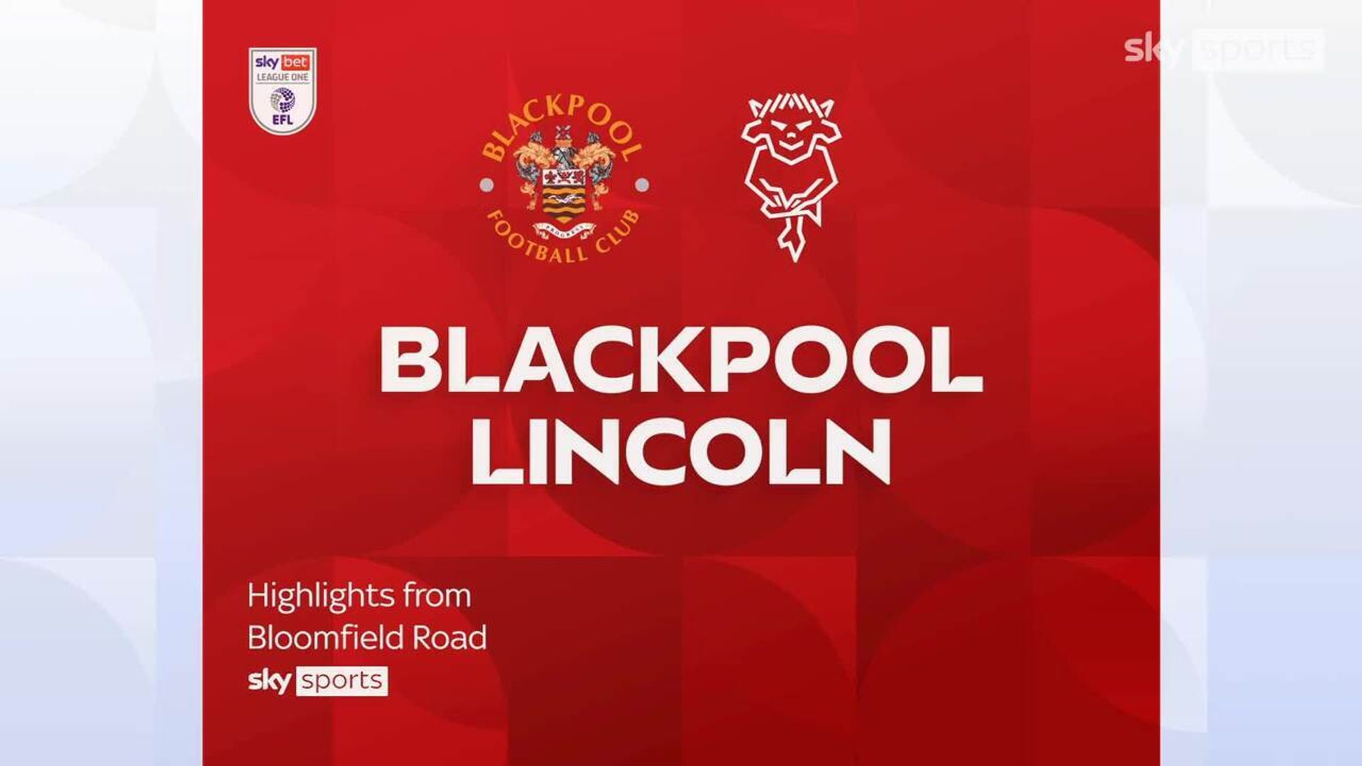 Blackpool 2-2 Lincoln