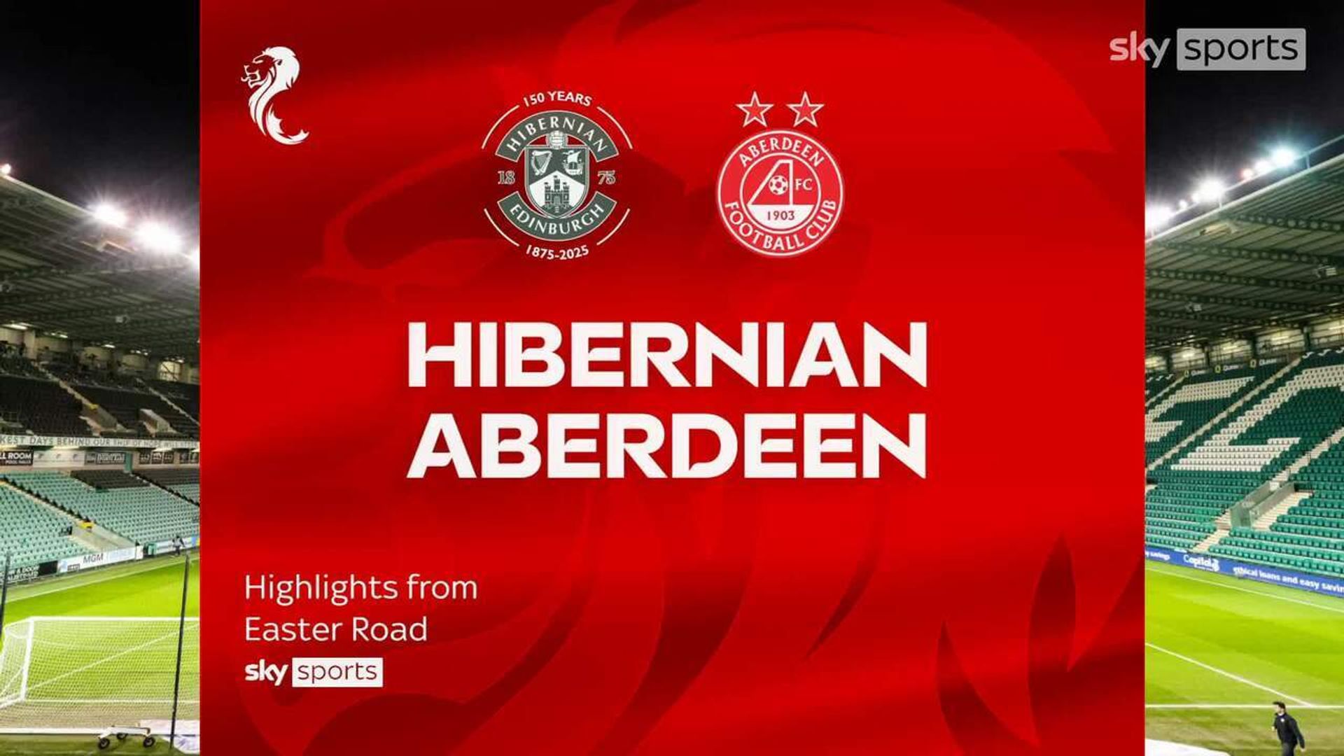 Hibs 2-0 Aberdeen