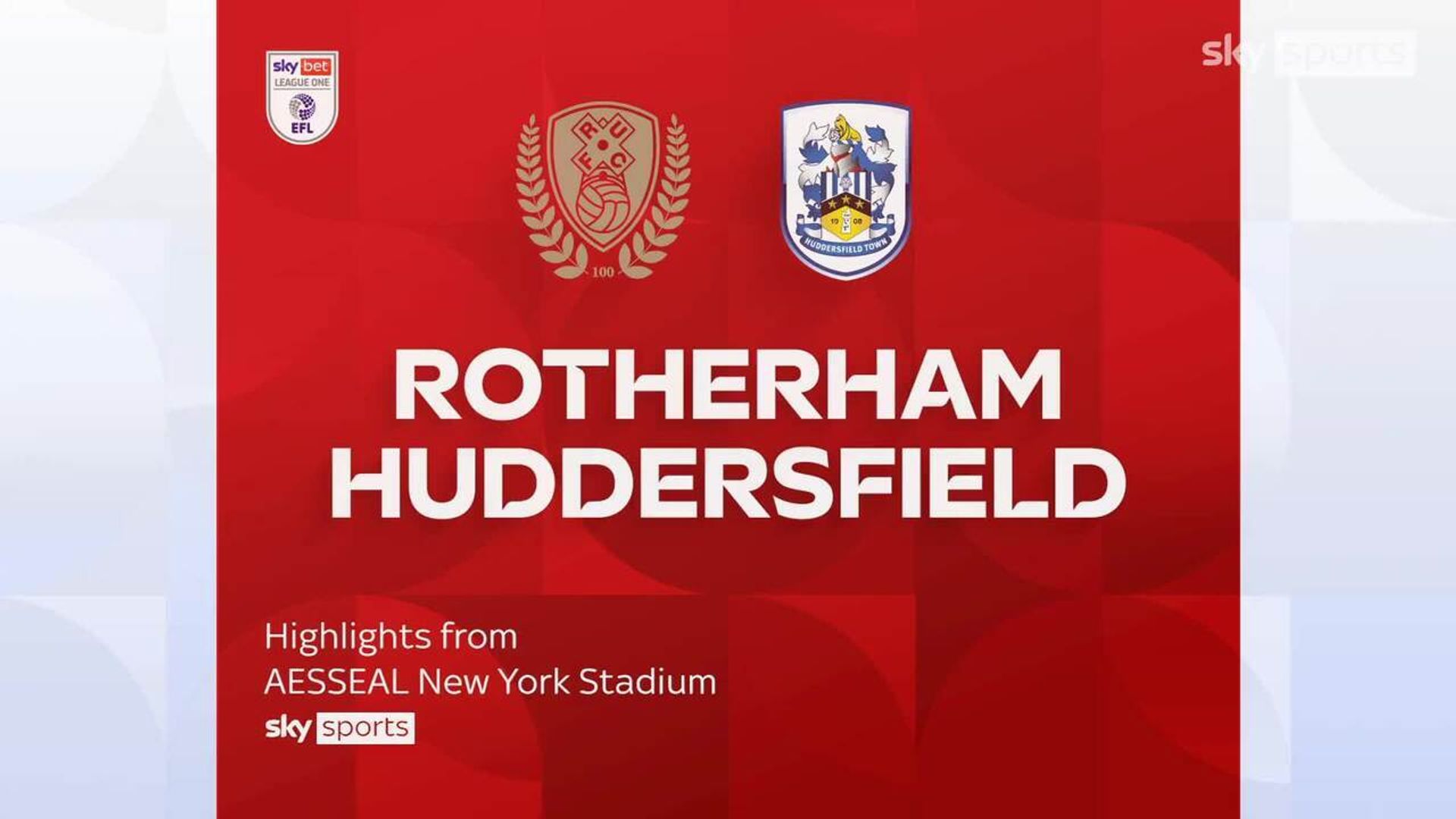 Rotherham 1-3 Huddersfield