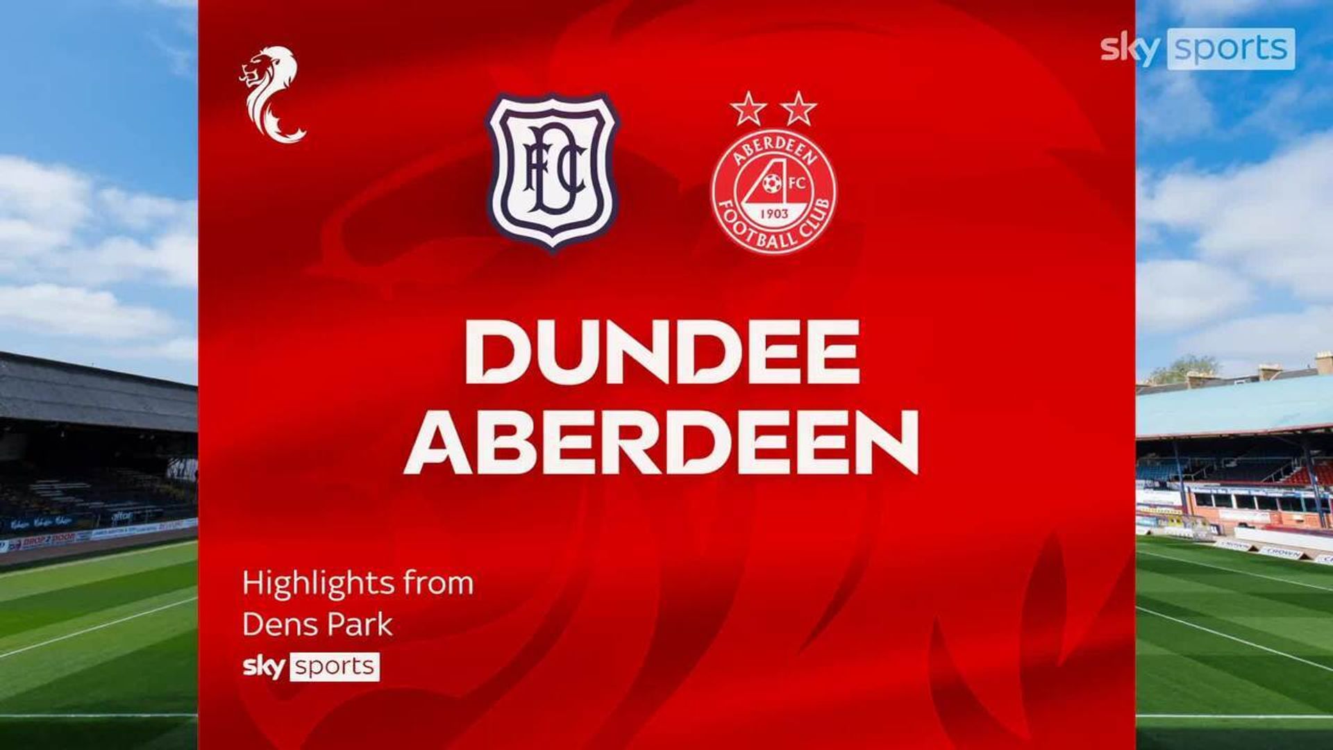 Dundee 1-3 Aberdeen