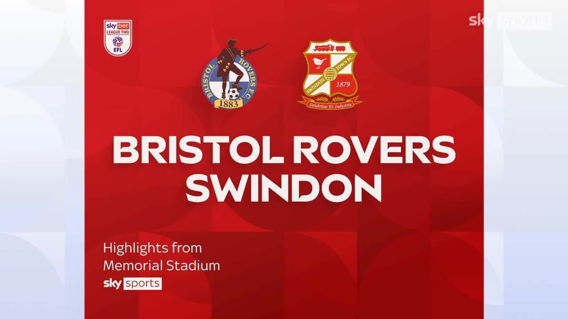 Bristol Rovers 0-3 Swindon