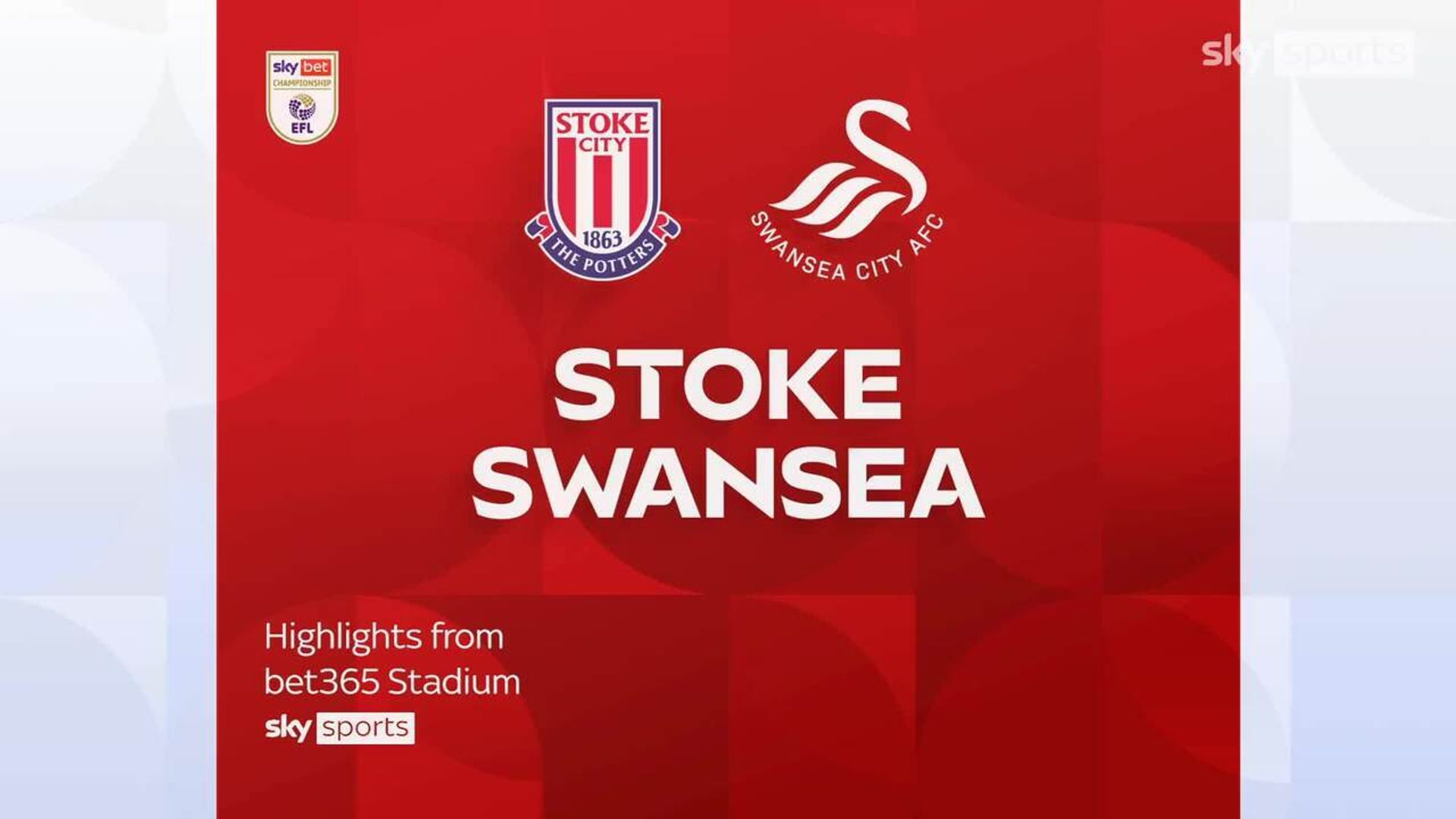 Stoke 2-1 Swansea