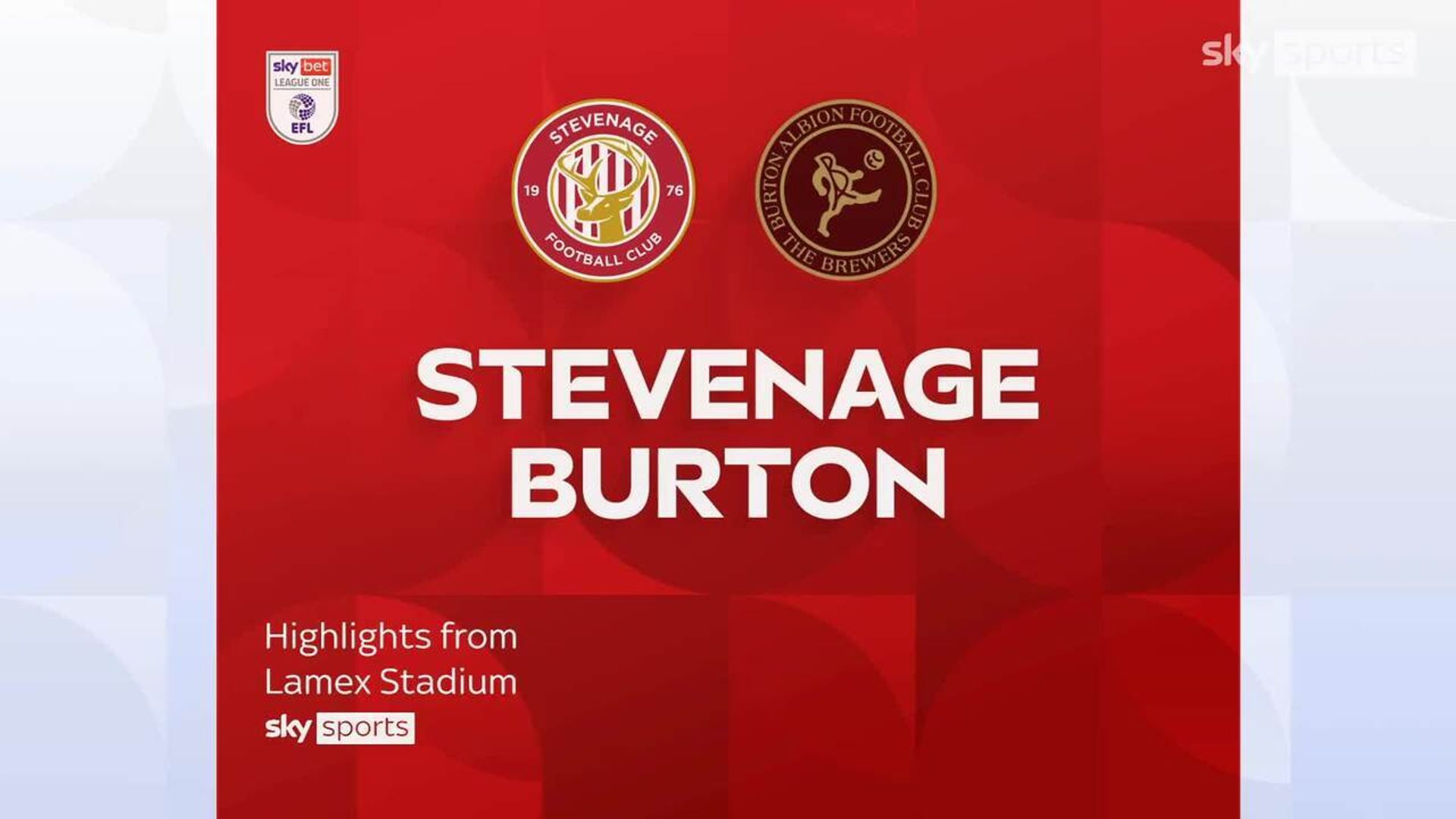 Stevenage 2-2 Burton