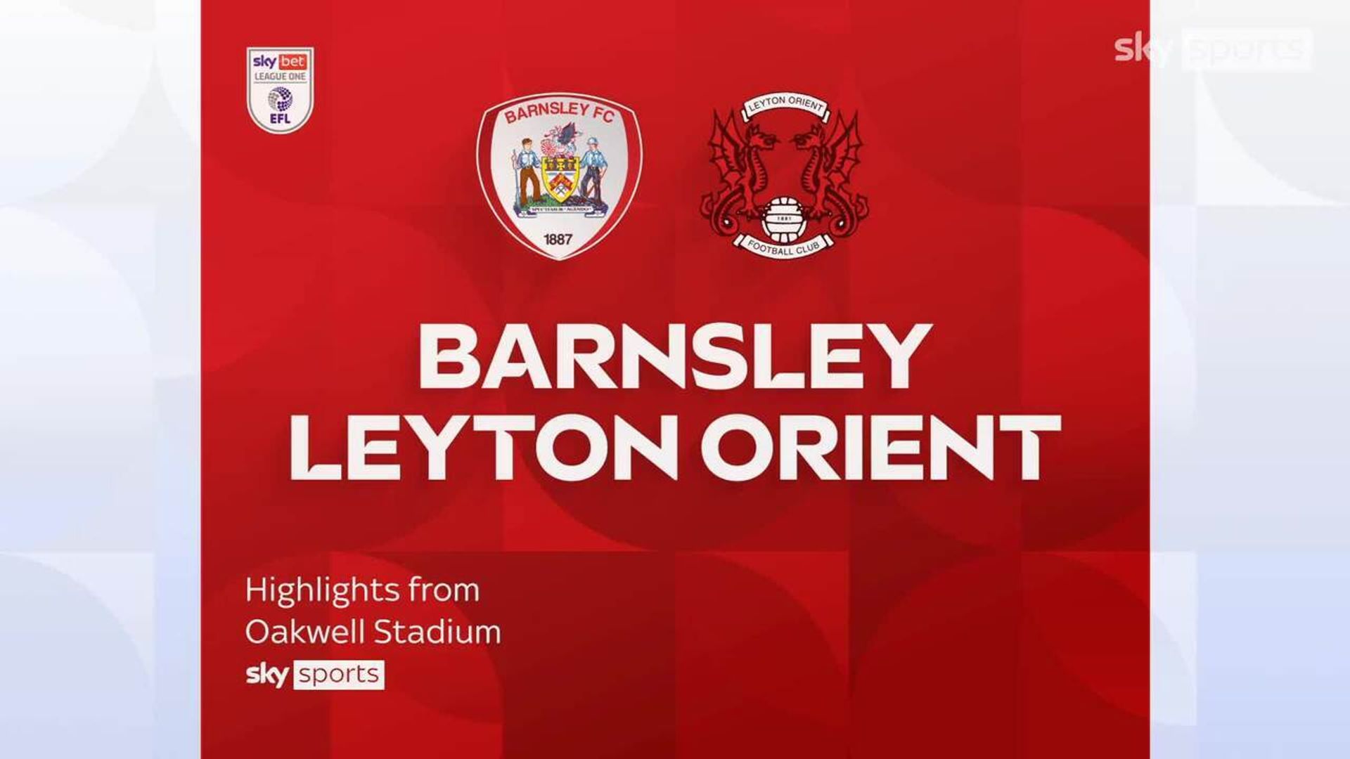 Barnsley 3-2 Leyton Orient
