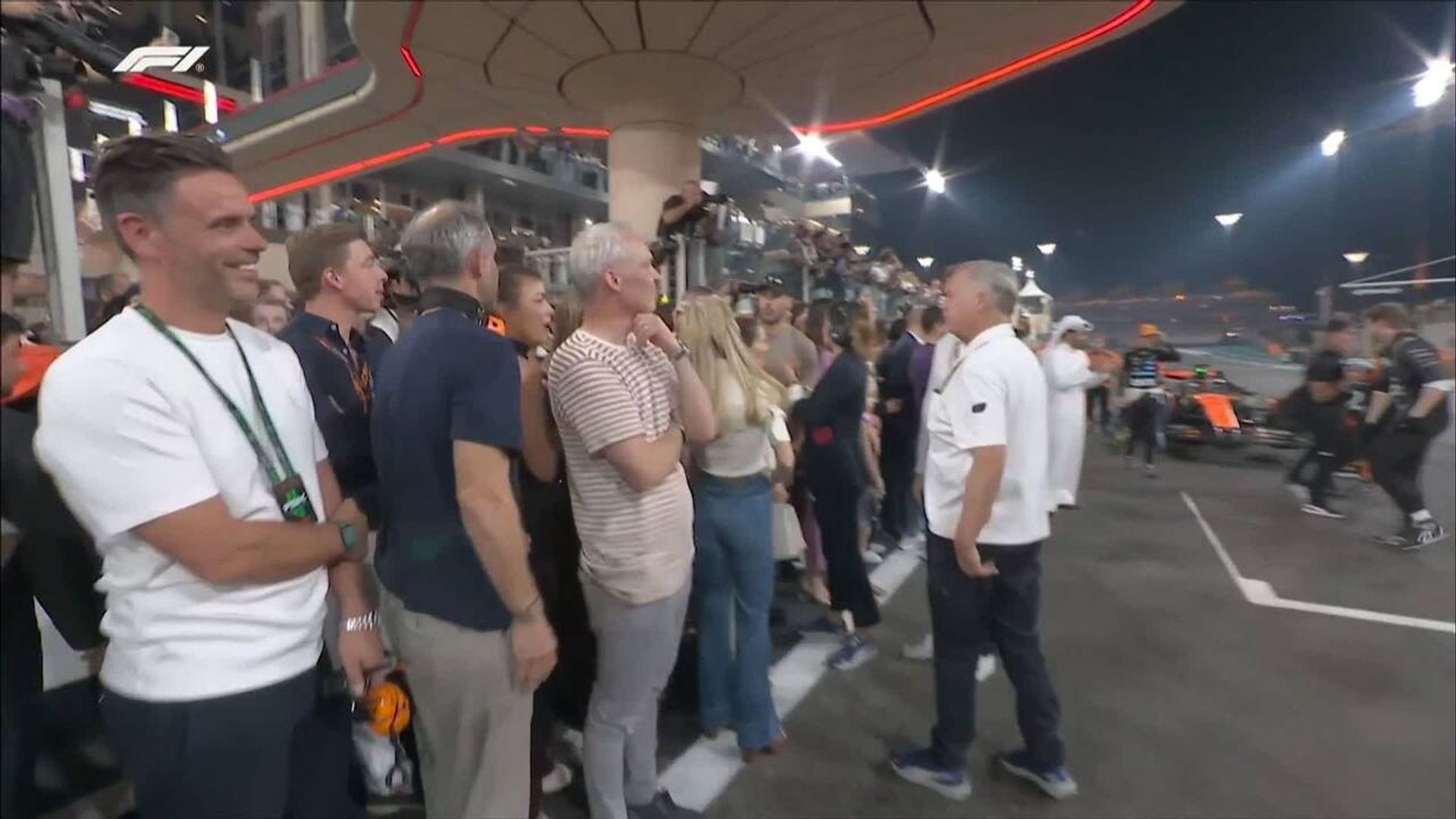 Tears, donuts and hugs! Norris' wholesome title celebrations