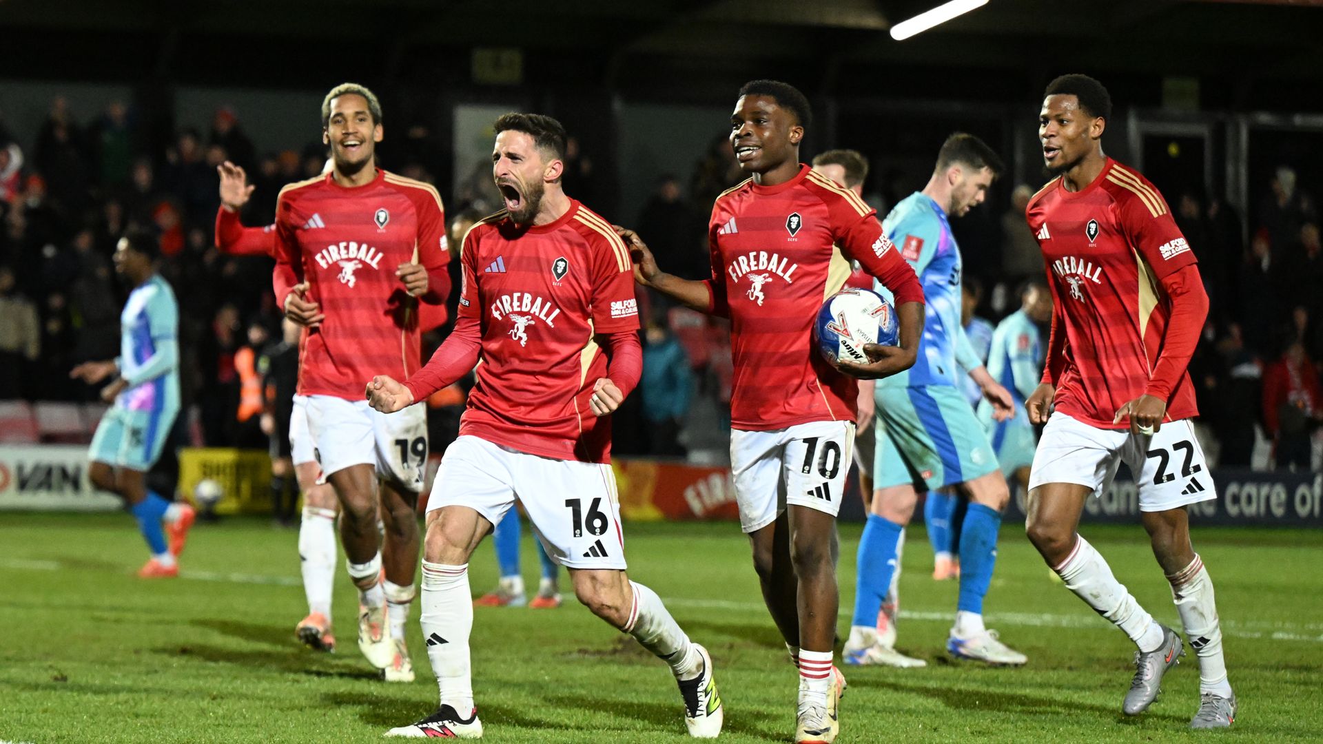 Salford rout Leyton Orient to secure FA Cup third round spot