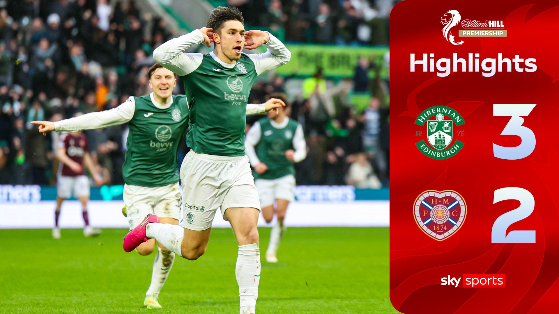 Hibs hold on to edge breathless Edinburgh derby