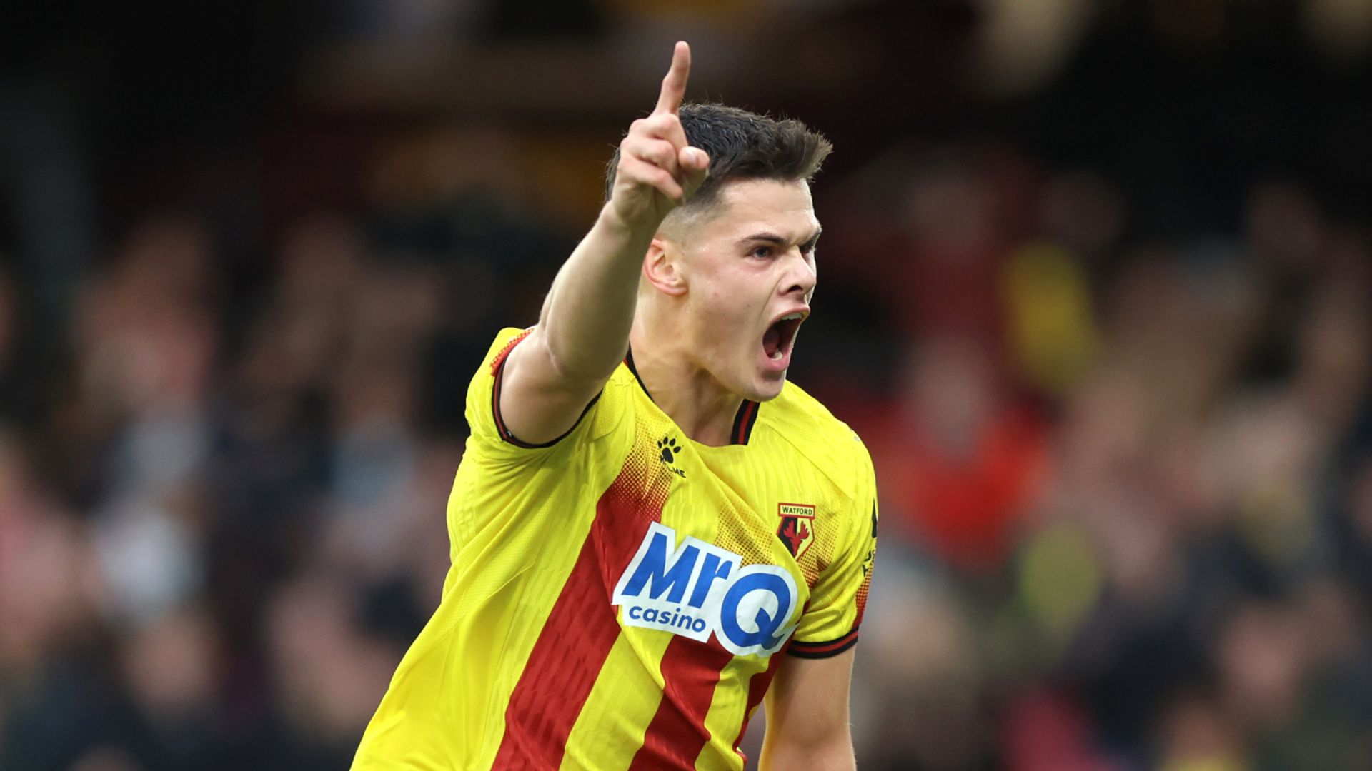 Kjerrumgaard scores twice as Watford battle back to beat Norwich