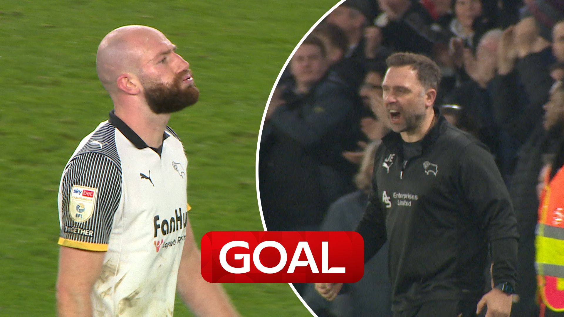 Two late own goals! | Derby rescue draw against Millwall