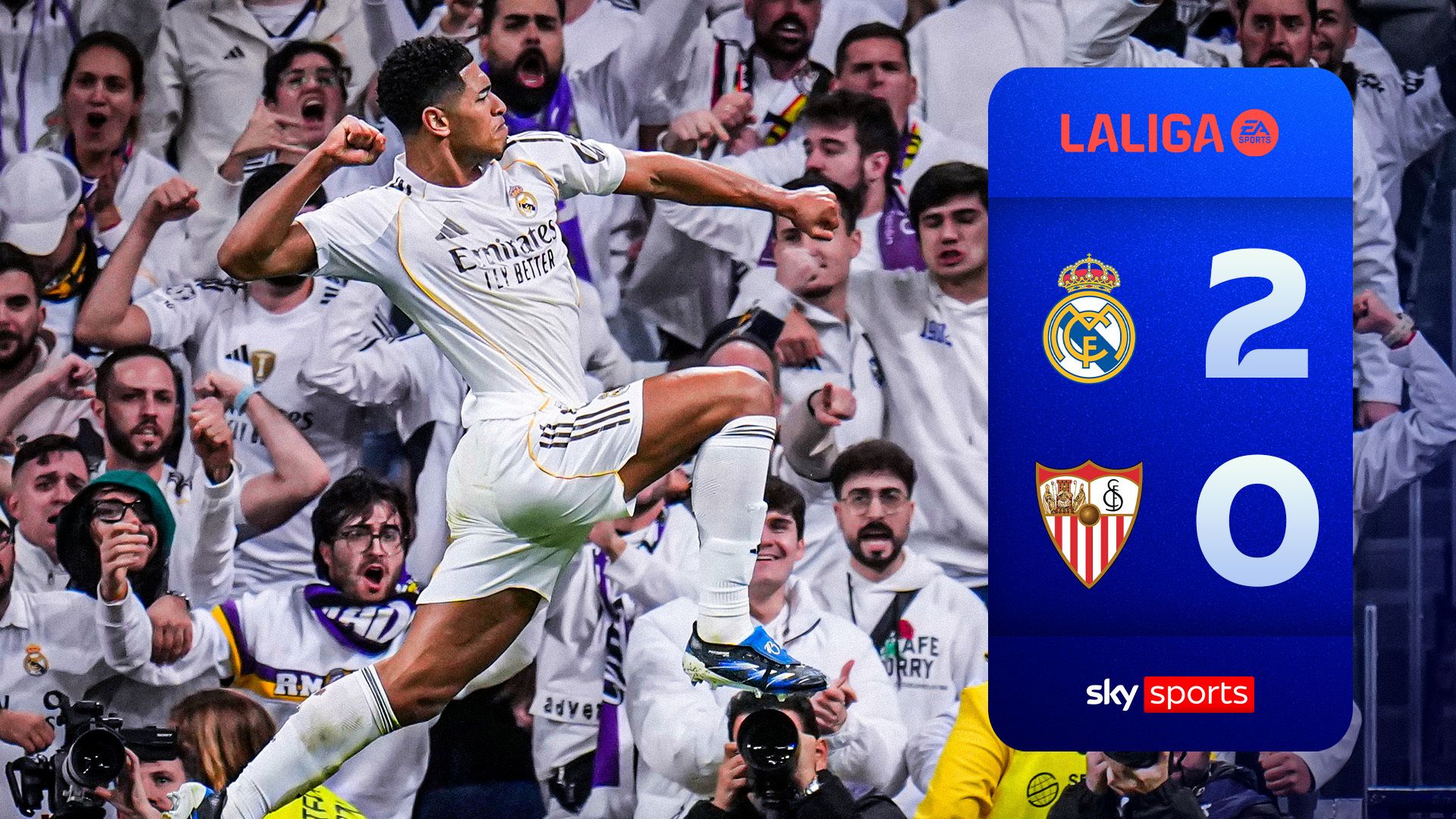 Highlights: Bellingham and Mbappe lead Real to victory over Sevilla
