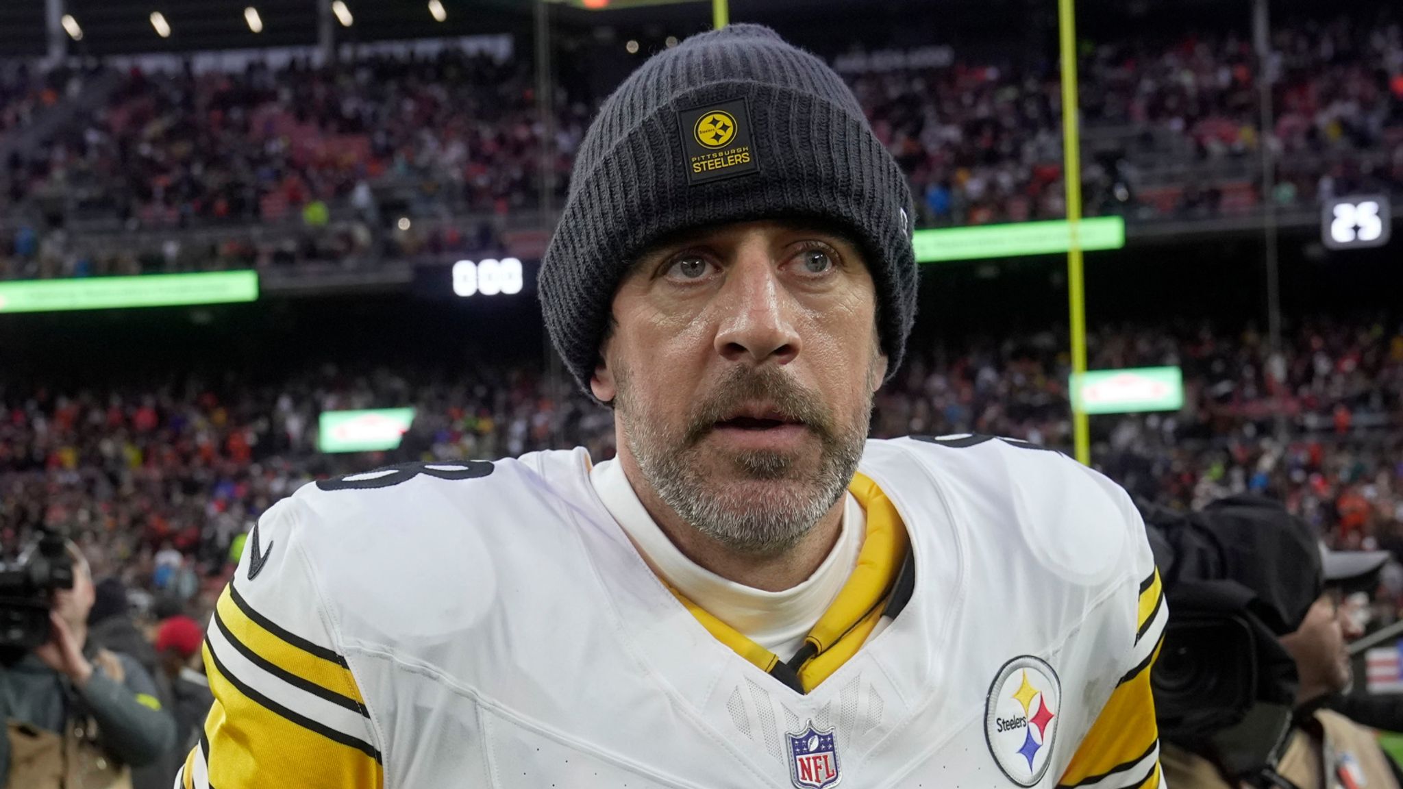 Aaron Rodgers retirement decision looms as Pittsburgh Steelers face  Baltimore Ravens in NFL playoff decider | NFL News | Sky Sports