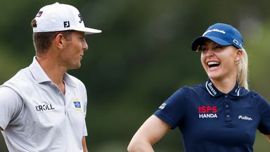 Grant Thornton Invitational: Charley Hull and partner Michael Brennan