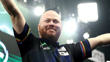 Justin Hood at the World Darts Championship