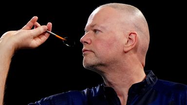 Raymond van Barneveld suffered a first-round exit from the World Darts Championship 