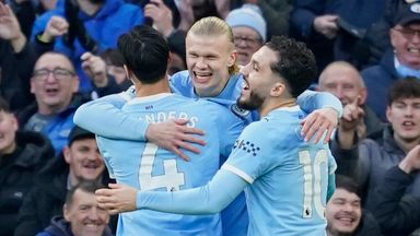 Manchester City moved above Arsenal to the top of the Premier League
