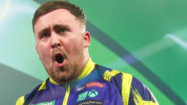 Luke Littler booked his quarter-final spot by beating Rob Cross in an eventful contest 