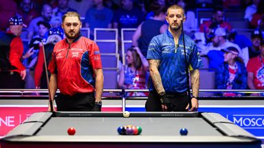 USA captain Skyler Woodward (left) and Team Europe captain Jayson Shaw will be set for battle at the 2025 Mosconi Cup at Alexandra Palace (picture courtesy of World Nineball Tour)