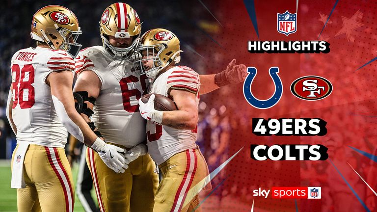 Highlights from the Week 16 matchup between the San Francisco 49ers and the Indianapolis Colts during the 2025 NFL season.