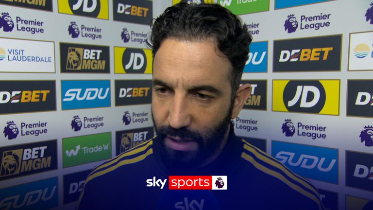 Ruben Amorim explains his thinking behind bringing in Mount to the front three against Wolves