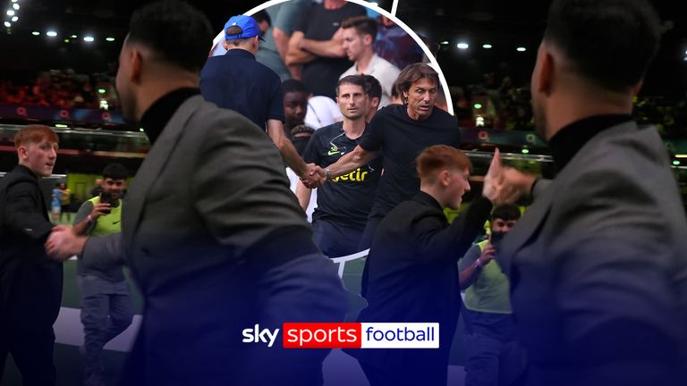 Yanited coach Angry Ginge appeared to pull away and avoid eye-contact during his handshake with NDL FC coach Niko Omilana after his side's 5-2 defeat. 