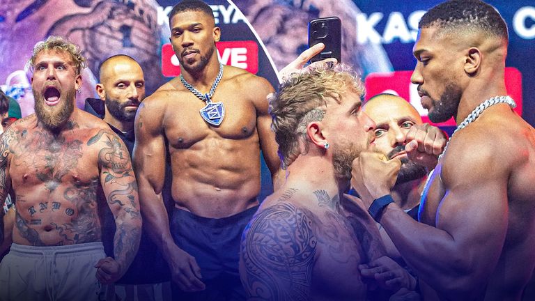 Anthony Joshua and Jake Paul face off for final time.