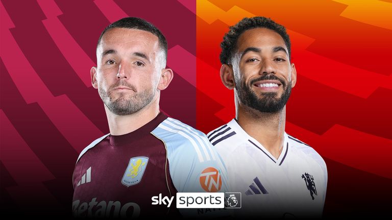 Aston Villa host Manchester United on Super Sunday - kick-off is 4.30pm UK time