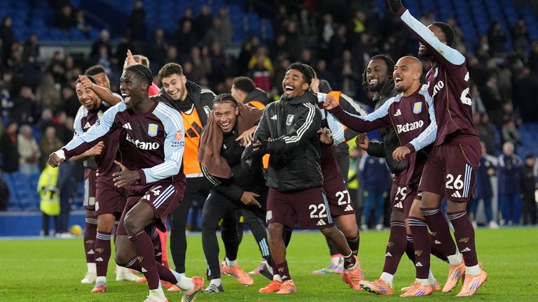 Aston Villa have moved up to third in the Premier League 