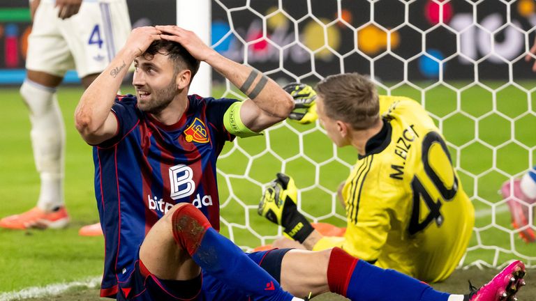 Basel were unable to make their pressure count in the latter stages of the game