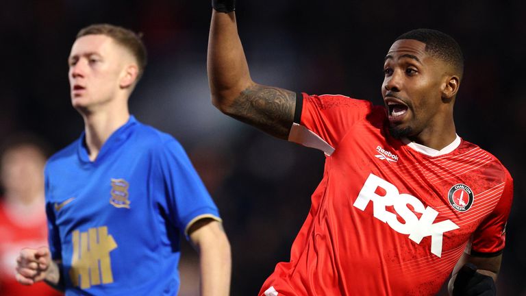 Charlton held Birmingham to a 1-1 draw at St Andrew's