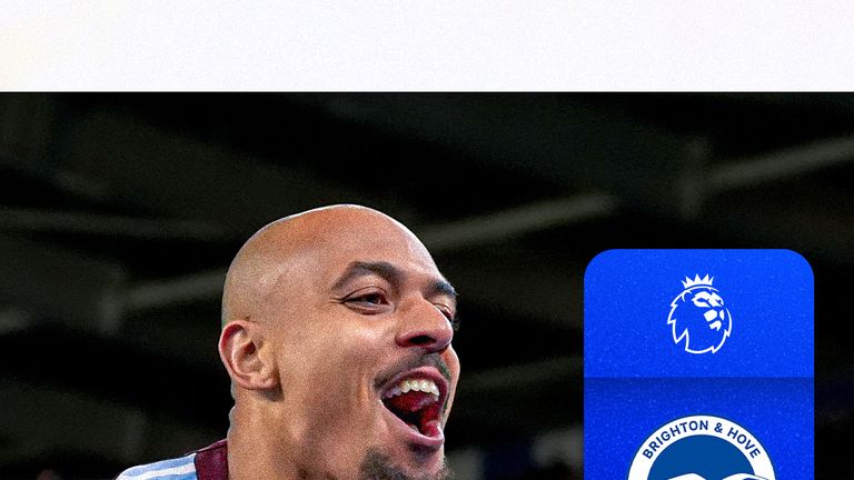 Highlights from the Premier League match between Brighton and Aston Villa.