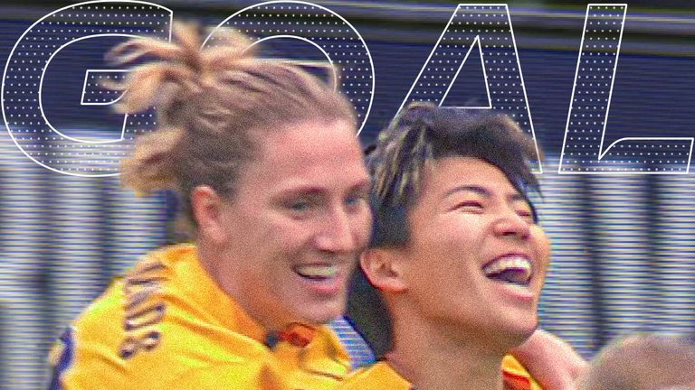 Brighton take an early lead against London City Lionesses.