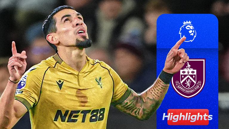 Vertical highlights from the Premier League match between Burnley and Crystal Palace.
