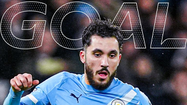 Cherki does a rabona assist for Man City