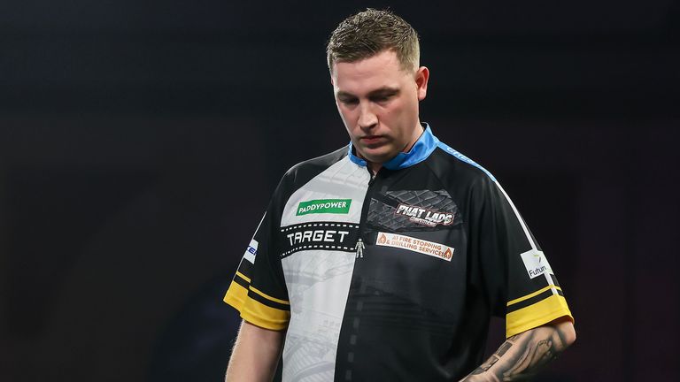 Chris Dobey at the World Darts Championship