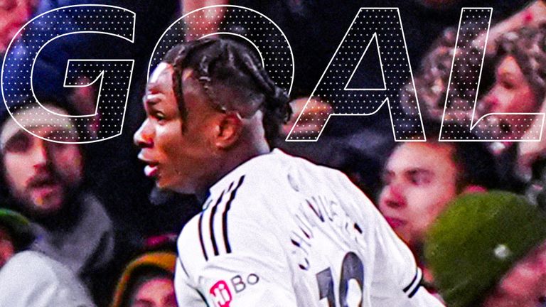 Chukwueze scores his second for Fulham against Man City