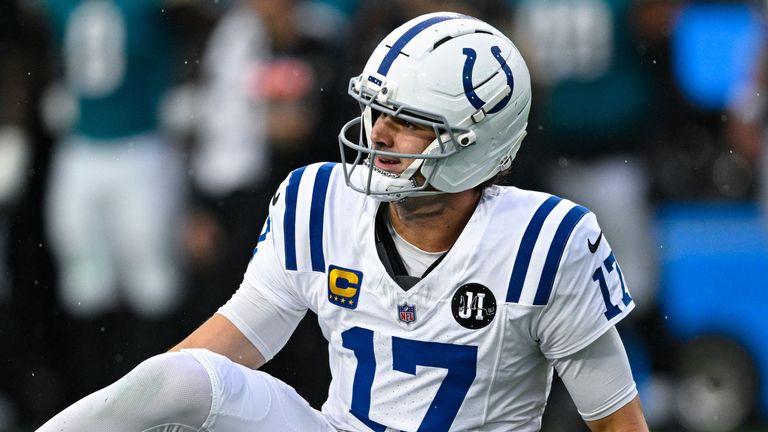 Indianapolis Colts quarterback Daniel Jones 