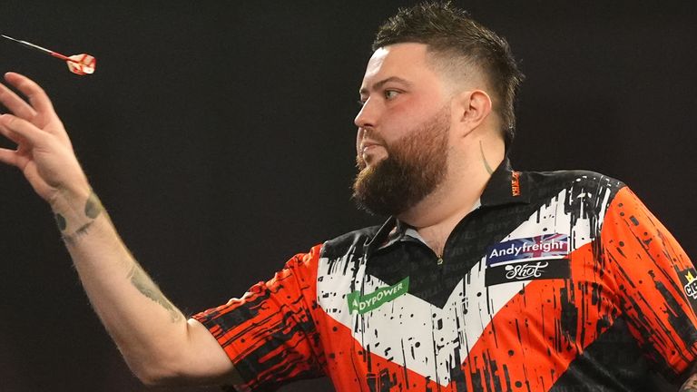 Michael Smith at the World Darts Championship