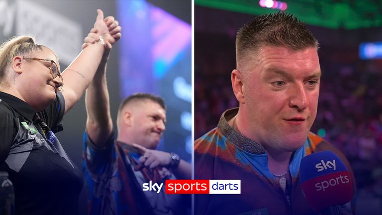 Daryl Gurney beat Beau Greaves 3-2 as he progressed to round two at the World Darts Championship.